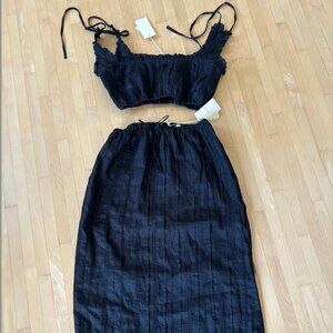 doen renee top and renaud skirt size large